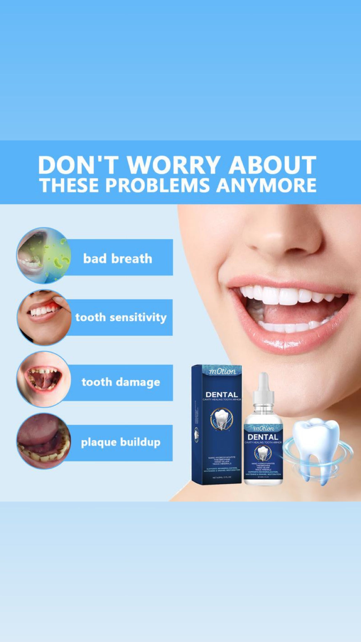 Dental Cavity Healing Tooth Armor